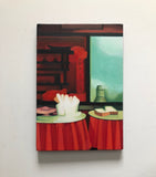 Original art for sale at UGallery.com | Tables by Hadley Northrop | $675 | oil painting | 16' h x 11' w | thumbnail 3