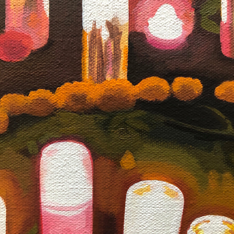 Heart of Candles by Hadley Northrop |  Closeup View of Artwork 