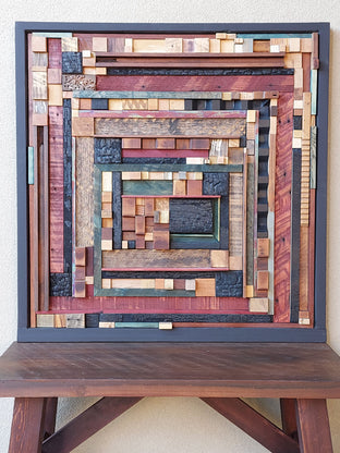 Everything Has Its Moment by Heather Patterson |  Side View of Artwork 