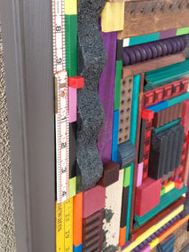 mixed media artwork by Heather Patterson titled Involved/Detached