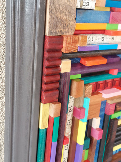 Lead/Follow by Heather Patterson |  Side View of Artwork 