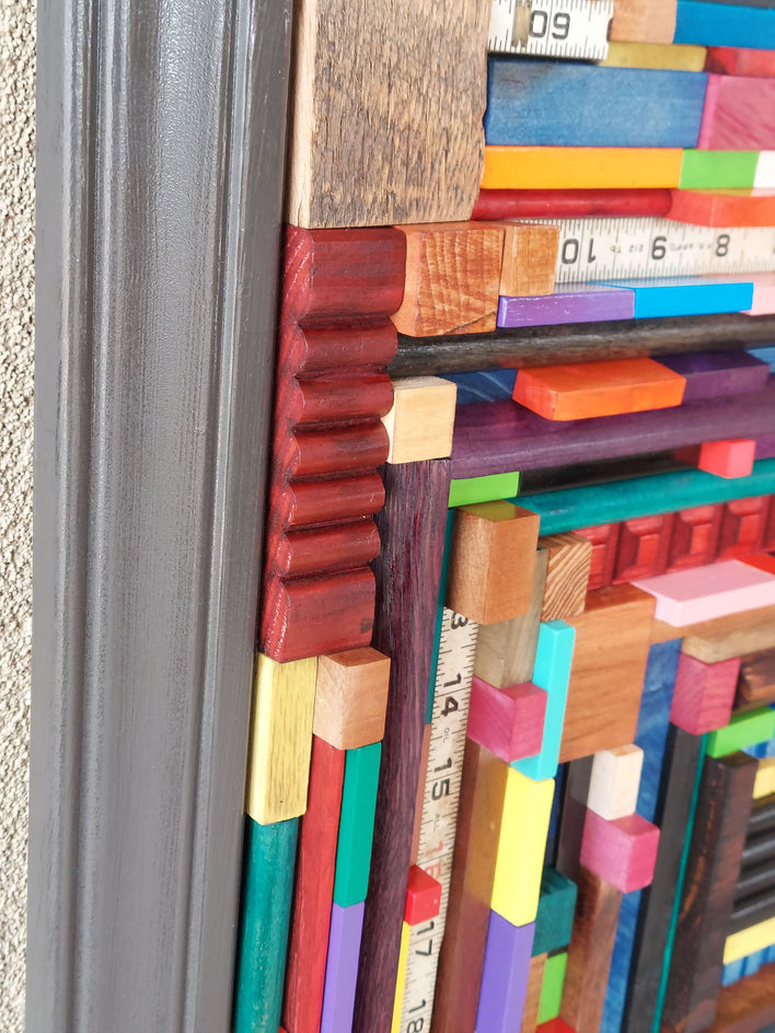 Lead/Follow by Heather Patterson |  Side View of Artwork 