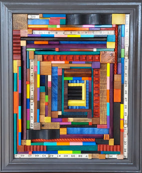 Original art for sale at UGallery.com | Lead/Follow by Heather Patterson | $1,375 | mixed media artwork | 23.5' h x 19.5' w