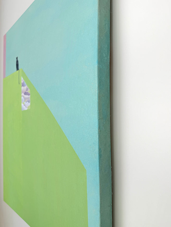 Black Panther, Coral Reef by Heejin Sutton |  Side View of Artwork 