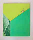 Original art for sale at UGallery.com | Cheetah by Heejin Sutton | $1,550 | gouache painting | 24' h x 24' w | thumbnail 3
