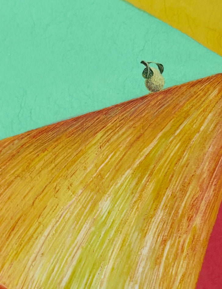 Pear, Flower Petal by Heejin Sutton |  Closeup View of Artwork 