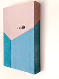 Original art for sale at UGallery.com | Sea Otter by Heejin Sutton | $275 | gouache painting | 7' h x 5' w | thumbnail 2