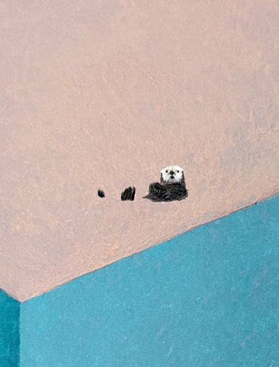 Sea Otter by Heejin Sutton |   Closeup View of Artwork 