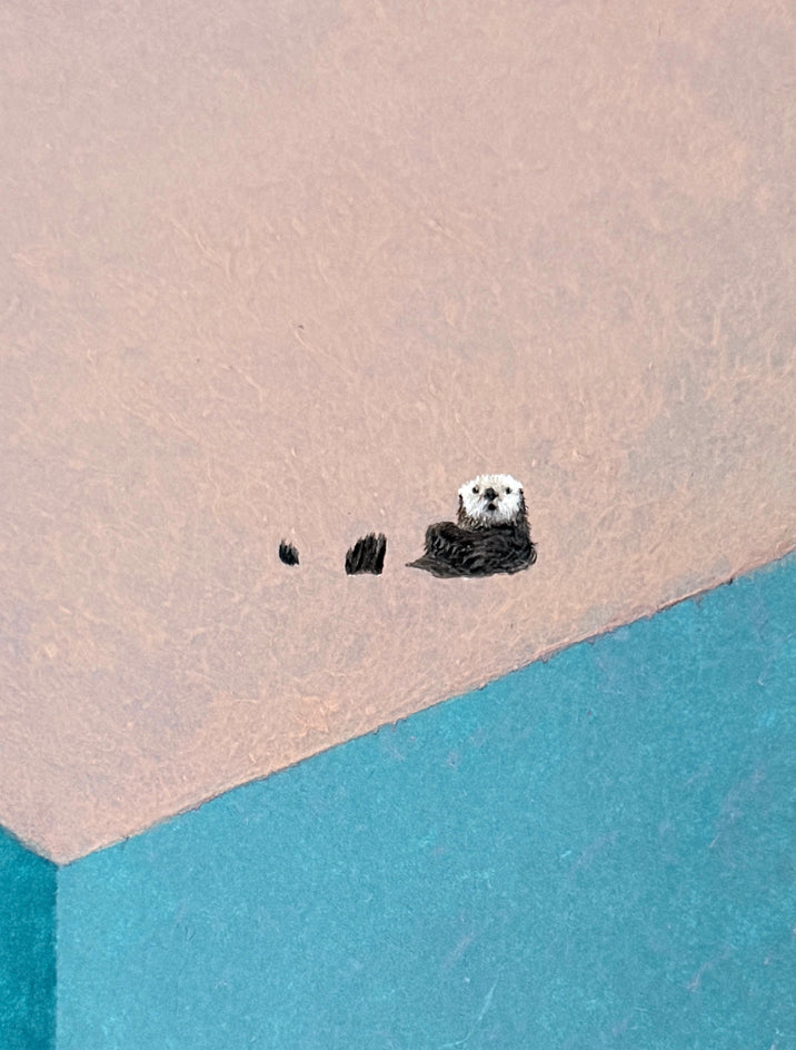 Sea Otter by Heejin Sutton |  Closeup View of Artwork 