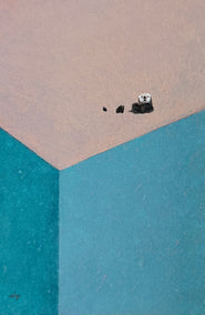 mixed media artwork by Heejin Sutton titled Sea Otter