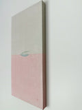 Original art for sale at UGallery.com | Green Peas by Heejin Sutton | $625 | mixed media artwork | 15' h x 7.5' w | thumbnail 2