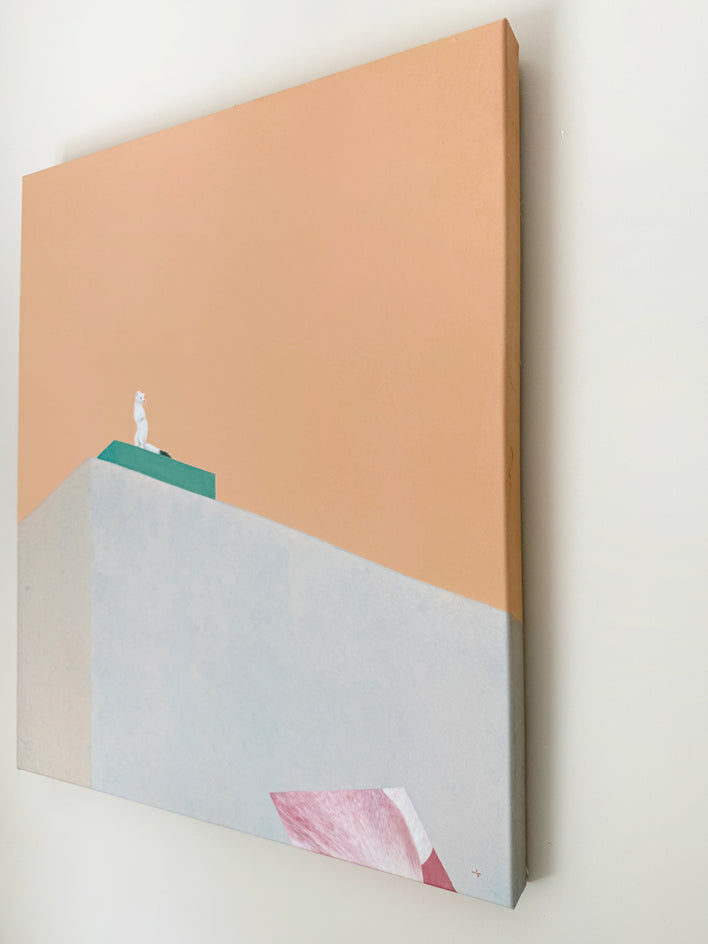 Weasel by Heejin Sutton |  Side View of Artwork 