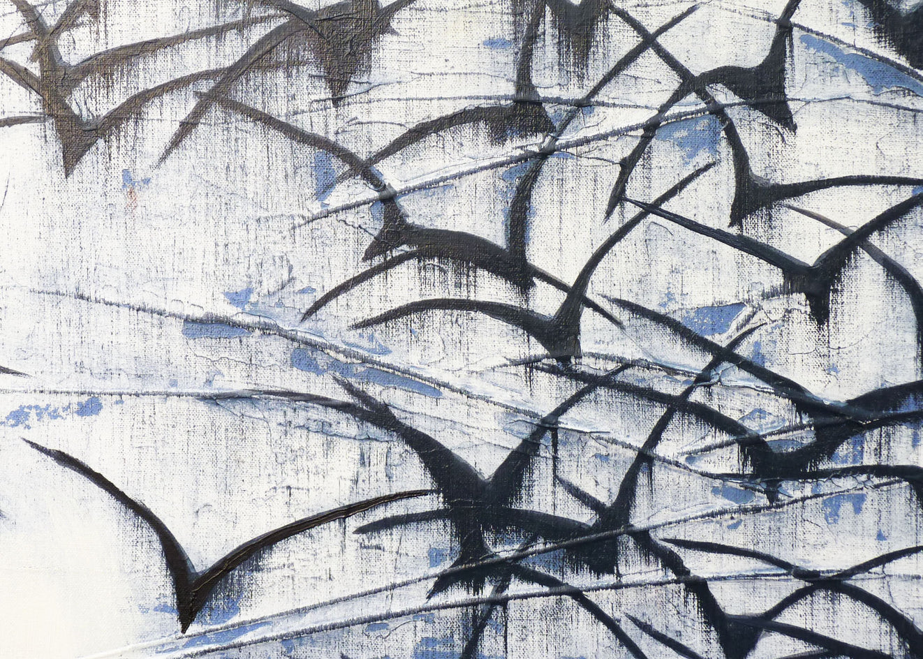 Flight Pattern by Heidi Hybl |  Closeup View of Artwork 