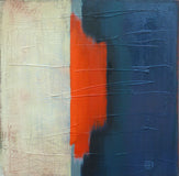 Original art for sale at UGallery.com | Interregnum Red by Heidi Hybl | $1,700 | oil painting | 24' h x 24' w | thumbnail 1