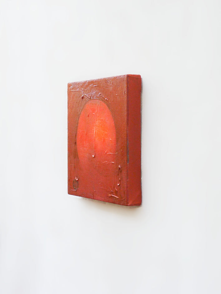One Night by Heidi Hybl |  Side View of Artwork 