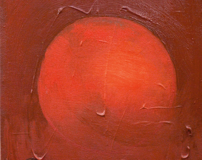 One Night by Heidi Hybl |   Closeup View of Artwork 