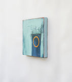 Original art for sale at UGallery.com | Orange Circle by Heidi Hybl | $550 | oil painting | 12' h x 12' w | thumbnail 2