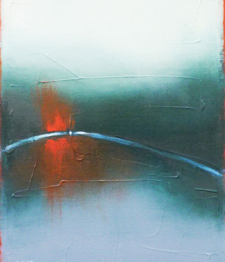 Quietly Bold by Heidi Hybl |   Closeup View of Artwork 