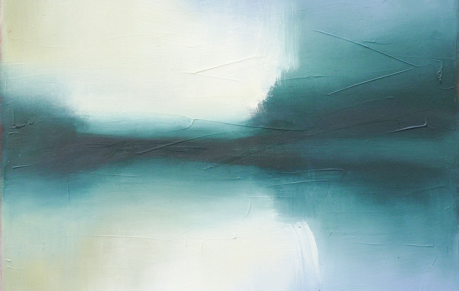 Reciprocal Impact by Heidi Hybl |  Closeup View of Artwork 