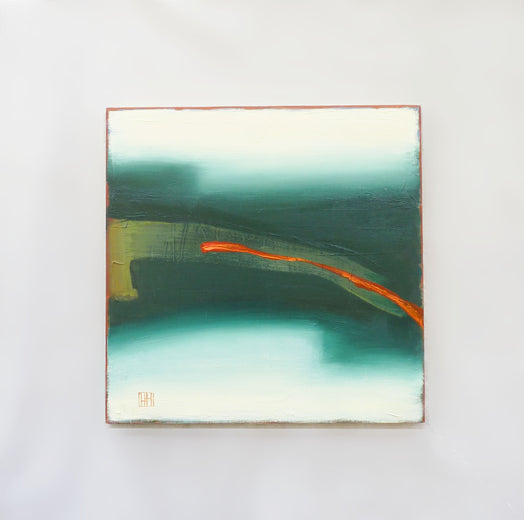 Red Meander by Heidi Hybl |  Context View of Artwork 