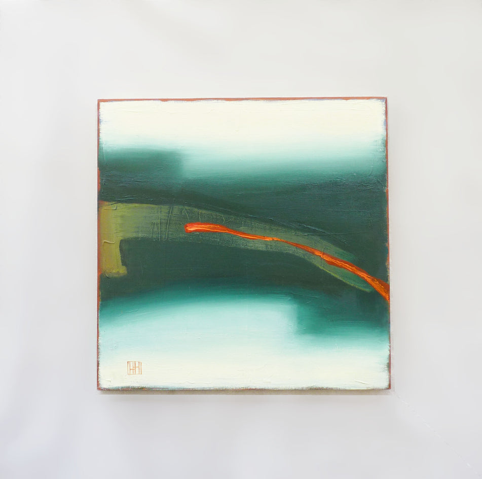 Red Meander by Heidi Hybl |  Context View of Artwork 