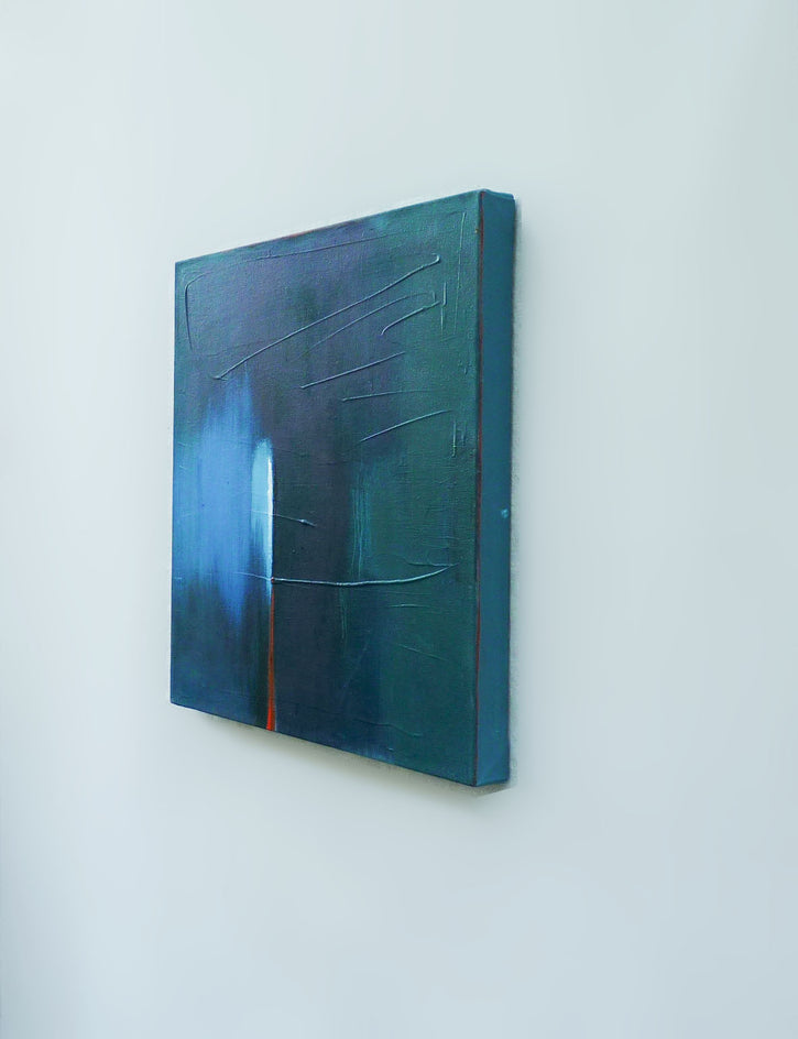 Resplendence by Heidi Hybl |  Side View of Artwork 