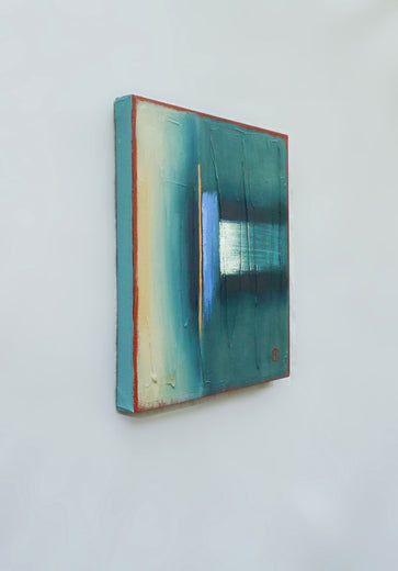 Seeking Balance by Heidi Hybl |  Side View of Artwork 