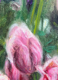 Original art for sale at UGallery.com | Dreaming of Spring by Hilary Gomes | $475 | oil painting | 10' h x 8' w | thumbnail 4