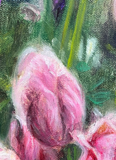 Dreaming of Spring by Hilary Gomes |   Closeup View of Artwork 