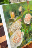 Original art for sale at UGallery.com | Garden Treasures by Hilary Gomes | $475 | oil painting | 10' h x 8' w | thumbnail 2