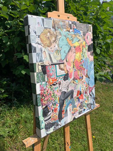 Dreams from the Old Millennium by Hope Rambo |  Side View of Artwork 