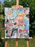Original art for sale at UGallery.com | Dreams from the Old Millennium by Hope Rambo | $1,300 | acrylic painting | 19.69' h x 15.75' w | thumbnail 3