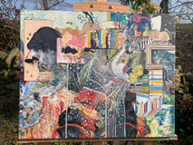 Original art for sale at UGallery.com | Soul Matter by Hope Rambo | $1,300 | acrylic painting | 15.75' h x 19.69' w | thumbnail 3