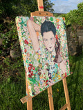 Original art for sale at UGallery.com | The Golden Times by Hope Rambo | $1,600 | acrylic painting | 19.69' h x 15.75' w | thumbnail 2