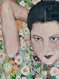 Original art for sale at UGallery.com | The Golden Times by Hope Rambo | $1,600 | acrylic painting | 19.69' h x 15.75' w | thumbnail 4