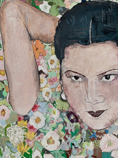 The Golden Times by Hope Rambo |   Closeup View of Artwork 