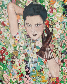 acrylic painting by Hope Rambo titled The Golden Times
