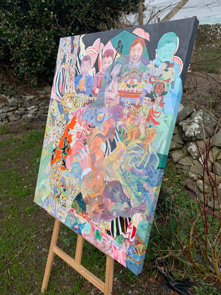 The Stranger by Hope Rambo |  Side View of Artwork 