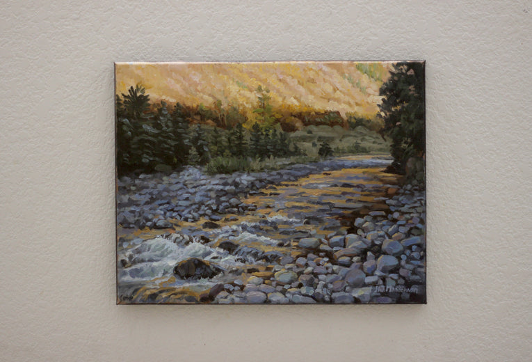 Fall Evening Current by Hugh Masterson |  Context View of Artwork 