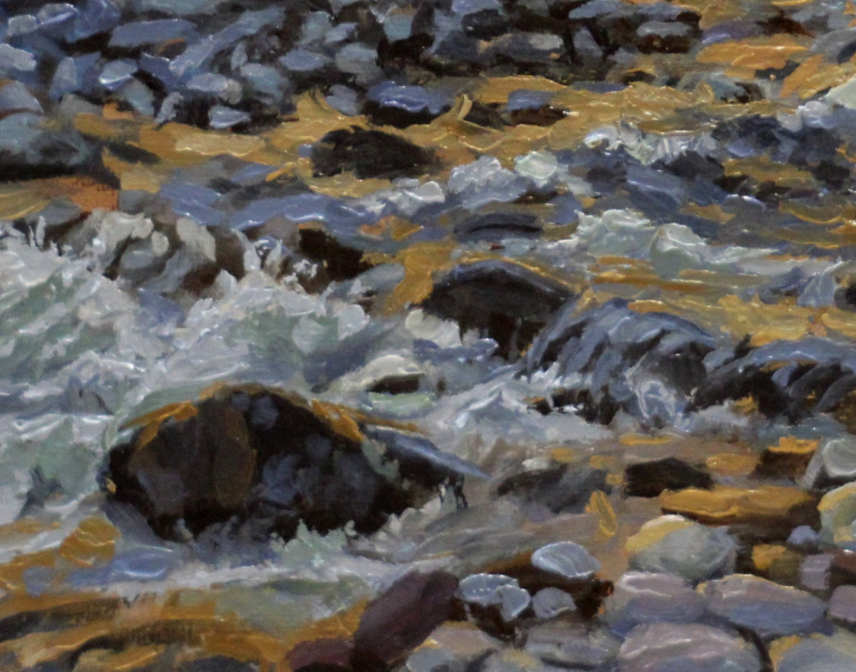 Fall Evening Current by Hugh Masterson |  Closeup View of Artwork 