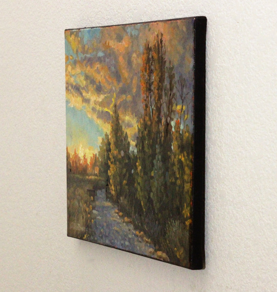 Amber Canopy by Hugh Masterson |  Side View of Artwork 