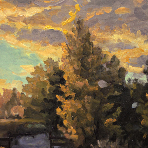Amber Canopy by Hugh Masterson |   Closeup View of Artwork 
