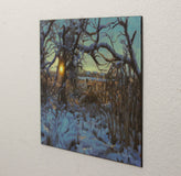 Original art for sale at UGallery.com | Entangled Radiance by Hugh Masterson | $1,225 | oil painting | 12' h x 16' w | thumbnail 2