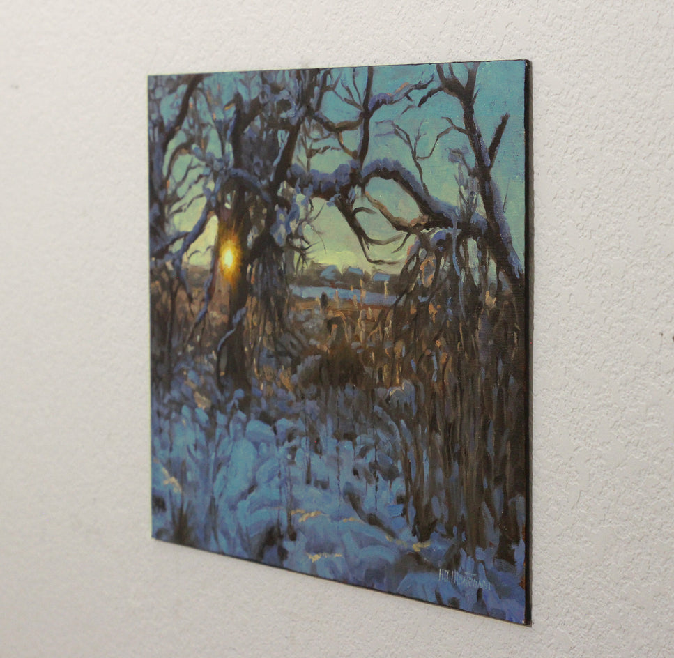 Entangled Radiance by Hugh Masterson |  Side View of Artwork 