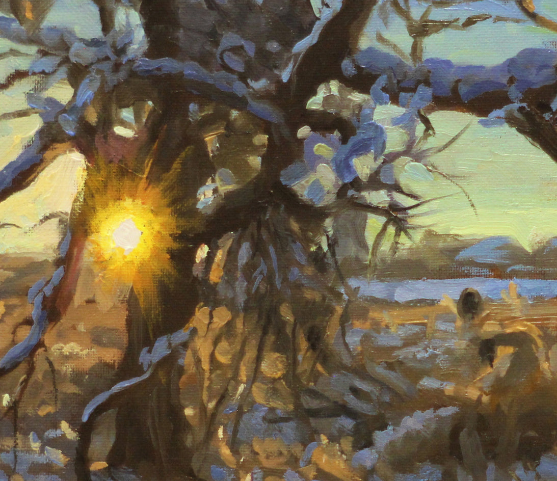 Entangled Radiance by Hugh Masterson |  Closeup View of Artwork 