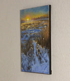 Original art for sale at UGallery.com | Frozen Amber by Hugh Masterson | $875 | oil painting | 14' h x 11' w | thumbnail 2
