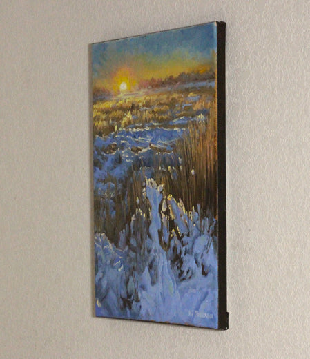 Frozen Amber by Hugh Masterson |  Side View of Artwork 