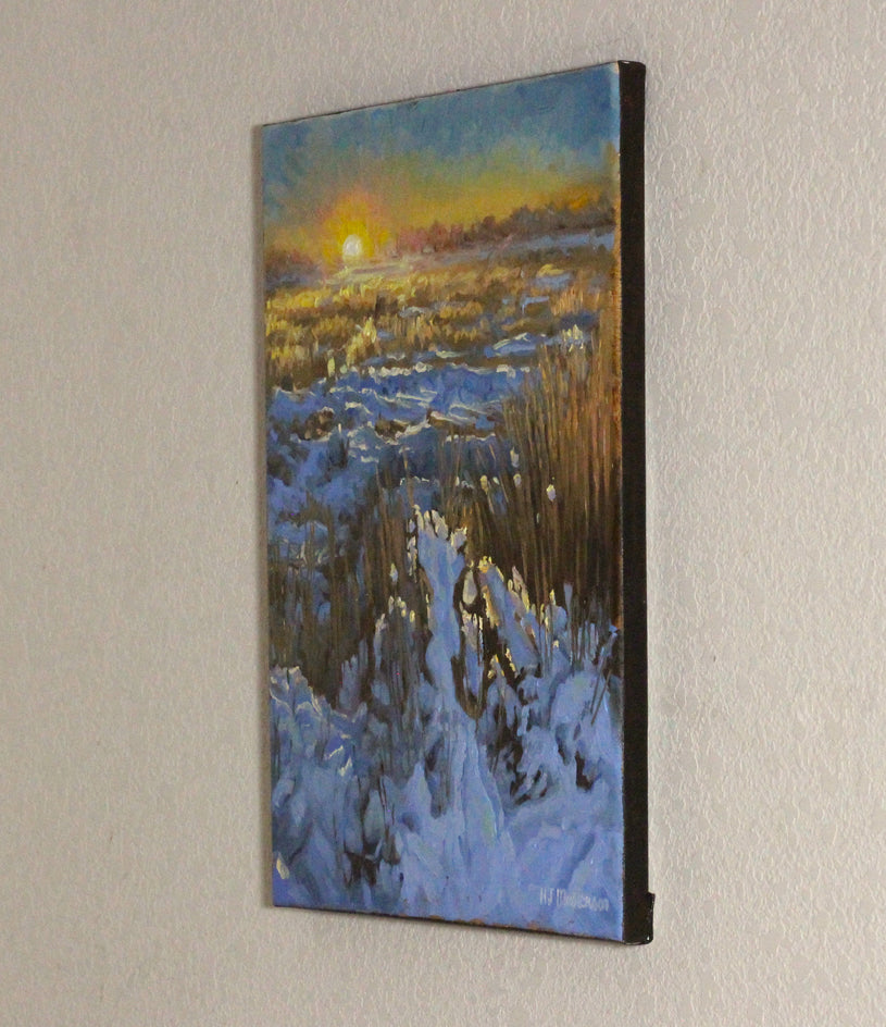 Frozen Amber by Hugh Masterson |  Side View of Artwork 