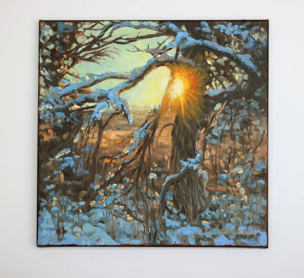Frozen Chandelier by Hugh Masterson |  Context View of Artwork 