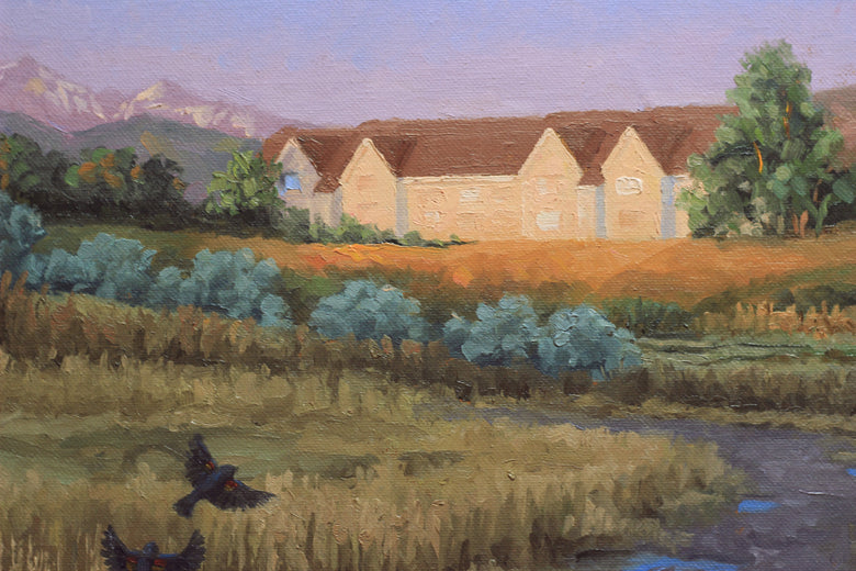 High Plains Morning by Hugh Masterson |   Closeup View of Artwork 